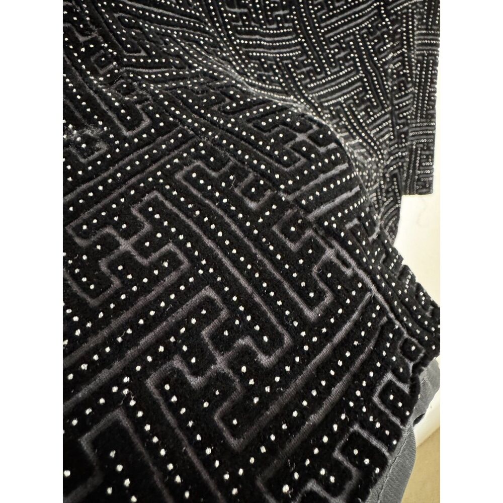 Estudio Erre Women's Black Velvet Studded Tank Top Blouse Size 6 - Picture 3 of 8